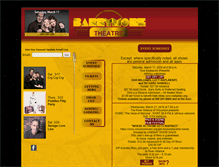 Tablet Screenshot of barrymorelive.com